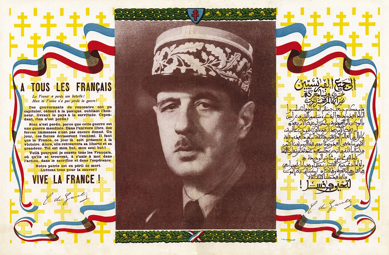 Appel De-Gaulle en arabe