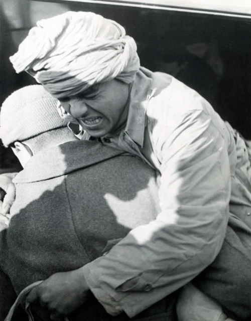 Un soldat de l’Armée d’Afrique blessé